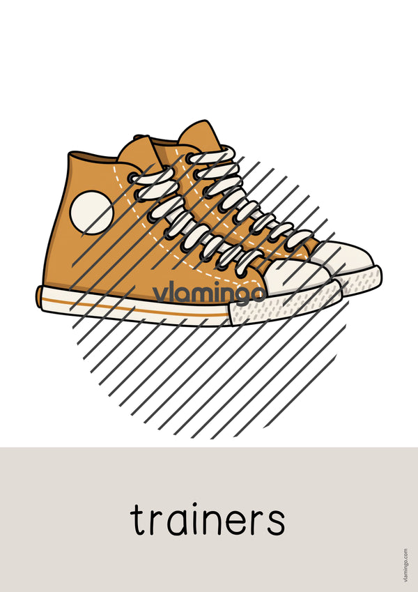 de englisch clothes word and picture cards 032