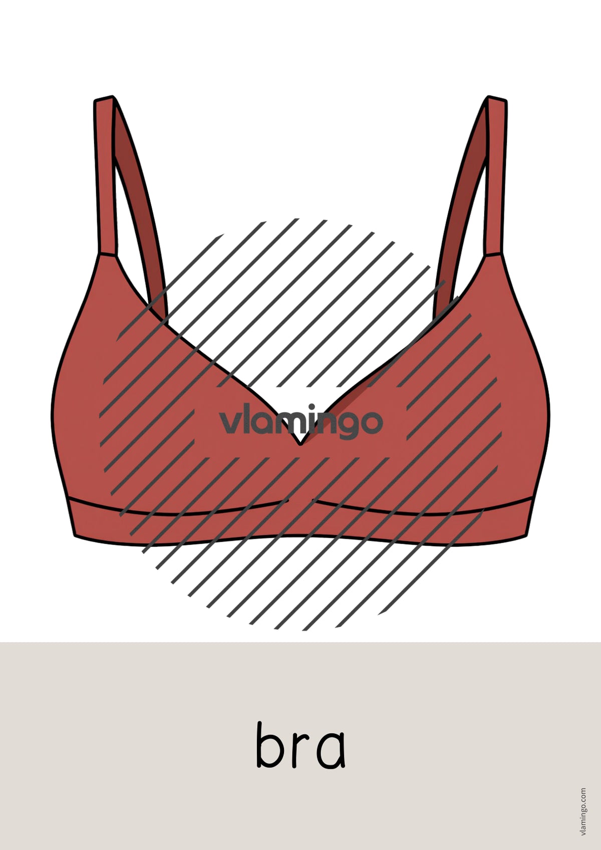 de englisch clothes word and picture cards 043
