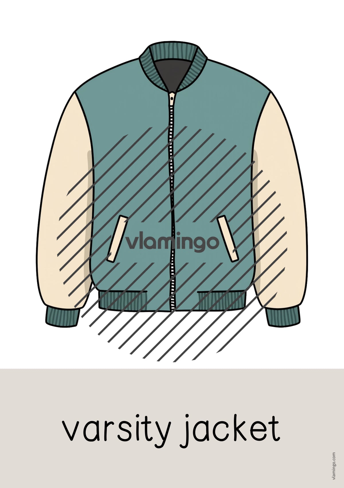 de englisch clothes word and picture cards 056