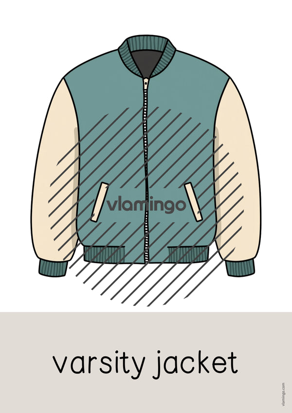 de englisch clothes word and picture cards 056