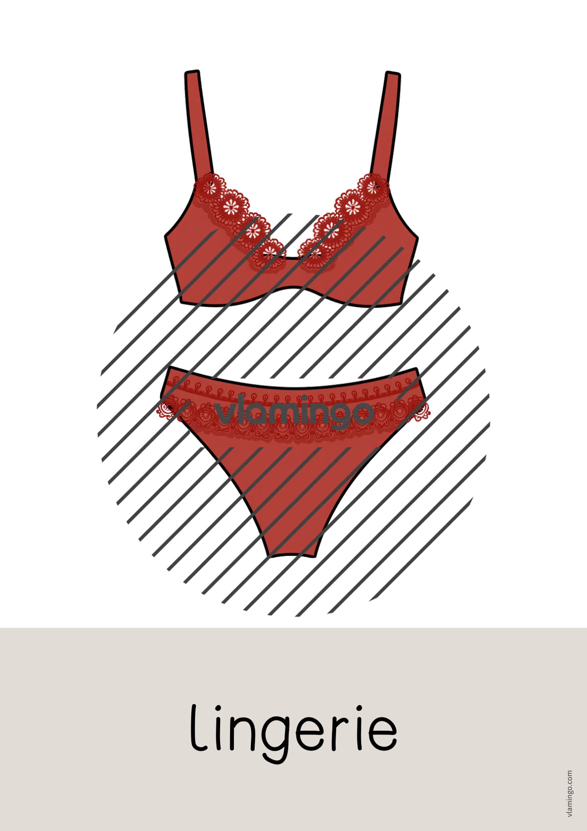 de englisch clothes word and picture cards 058