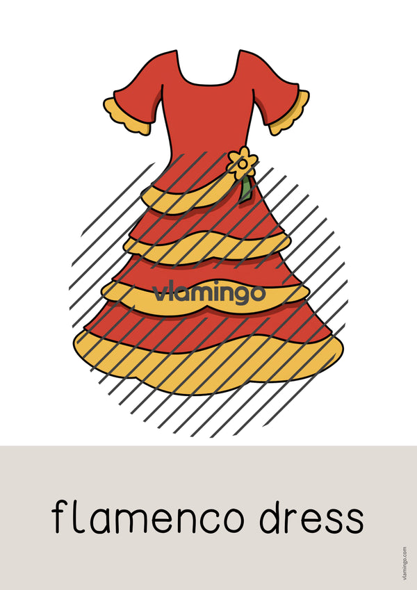 de englisch clothes word and picture cards 063