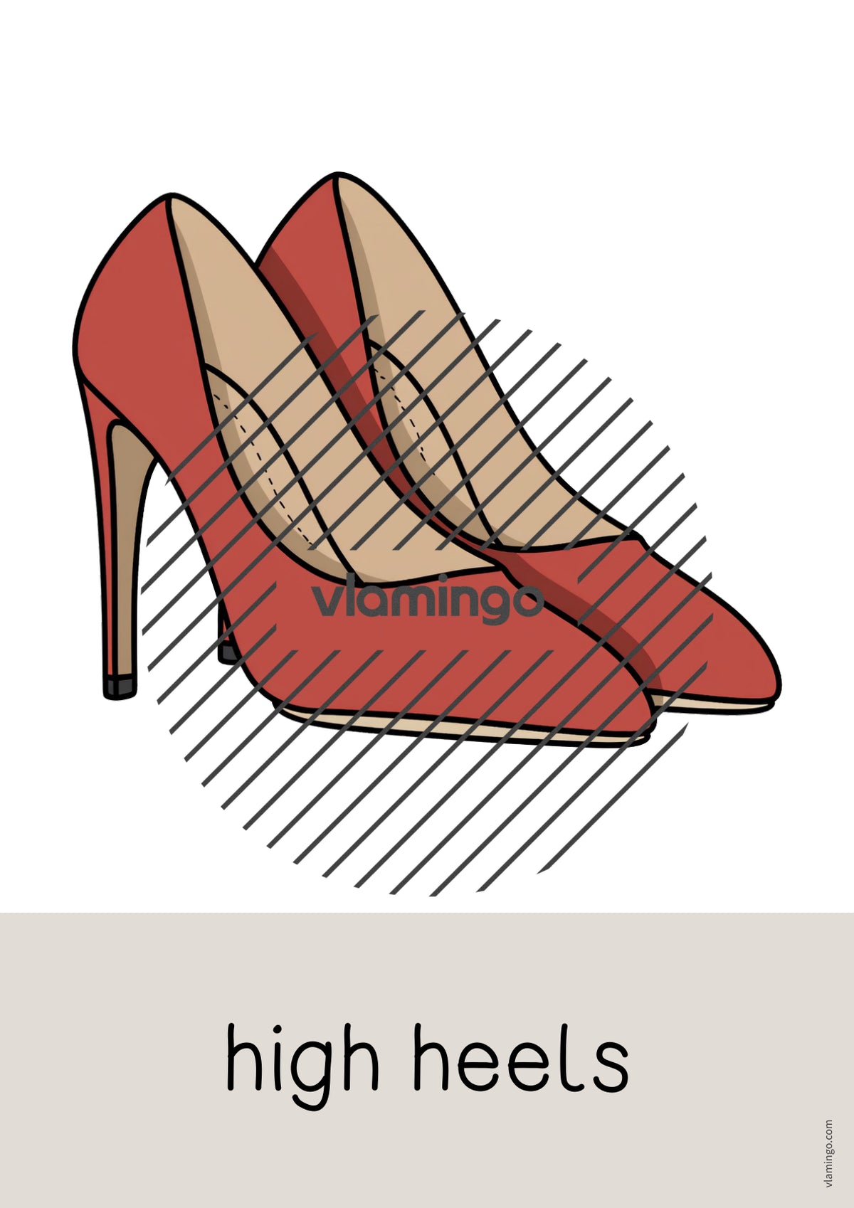 de englisch clothes word and picture cards 079