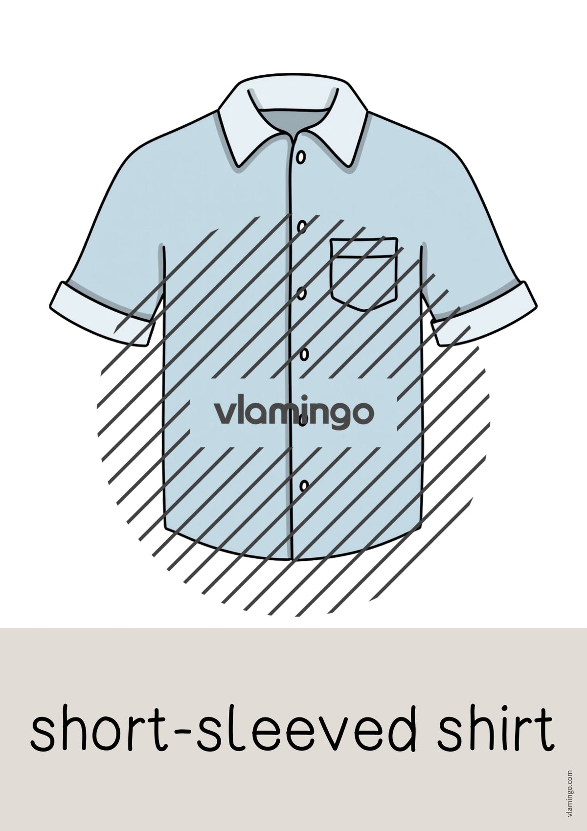 de englisch clothes word and picture cards 094