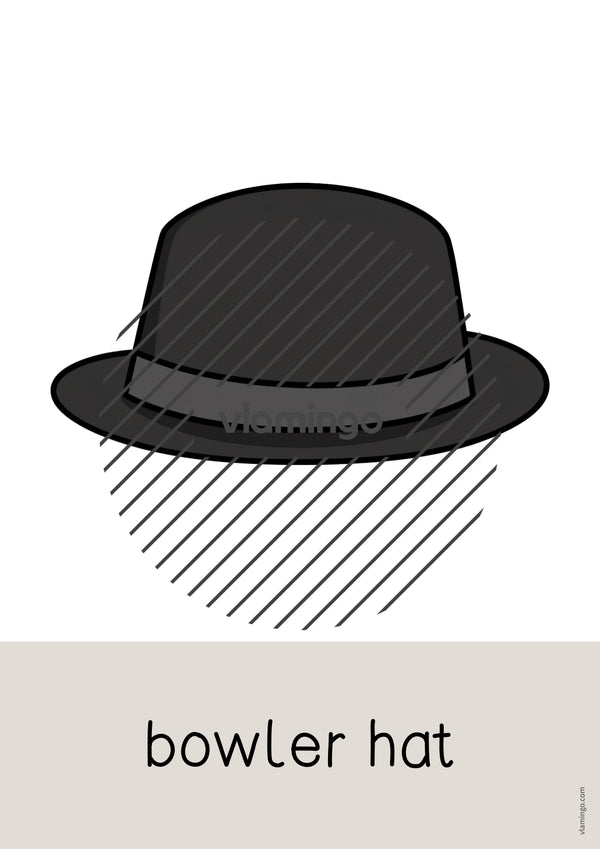 de englisch clothes word and picture cards 095