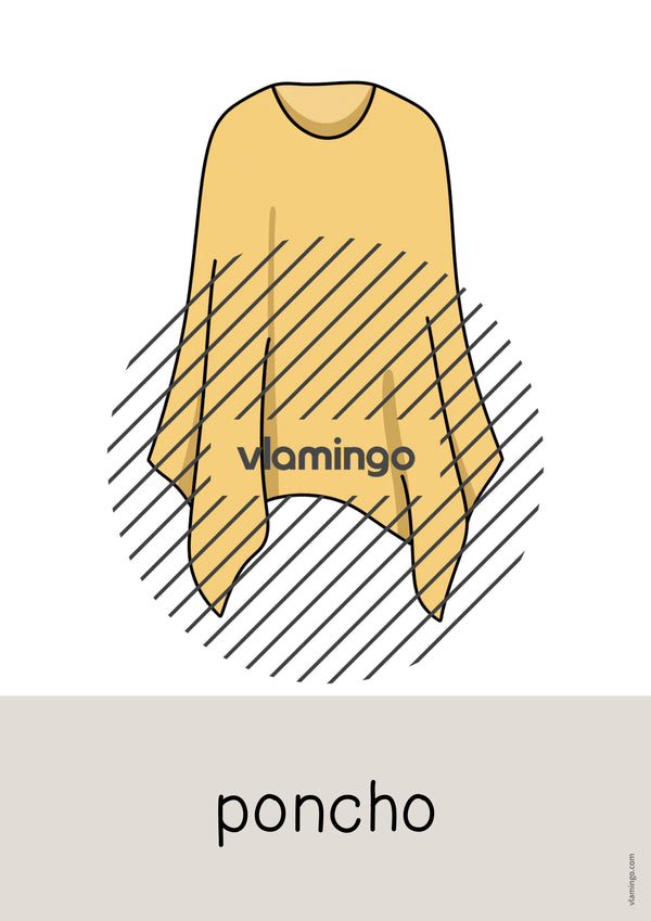 de englisch clothes word and picture cards 104