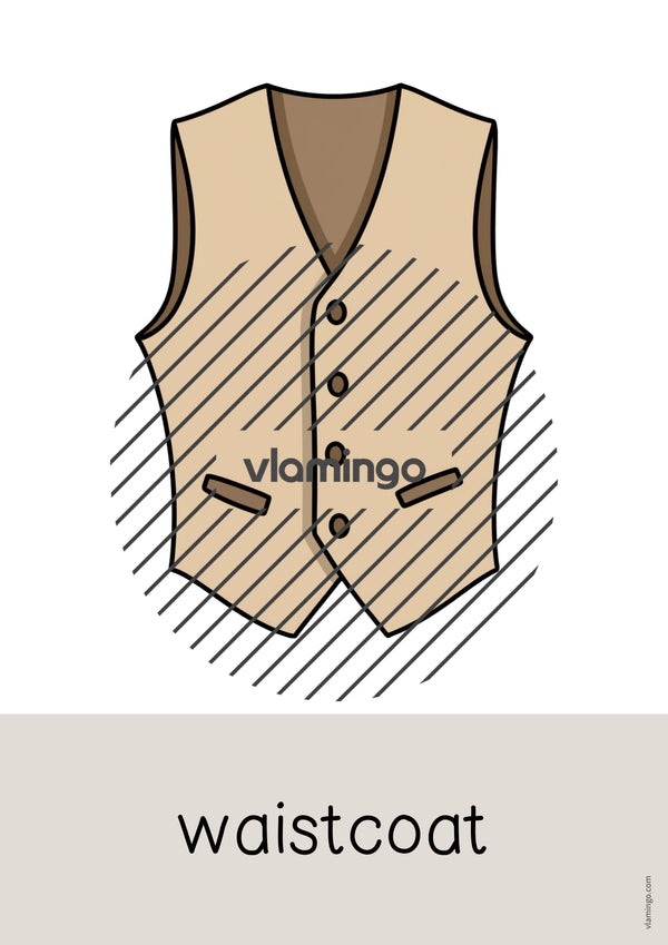 de englisch clothes word and picture cards 122