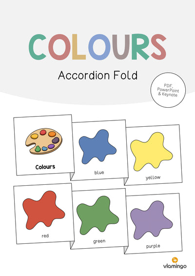 Colours / Farben: Accordion Fold (Englisch)