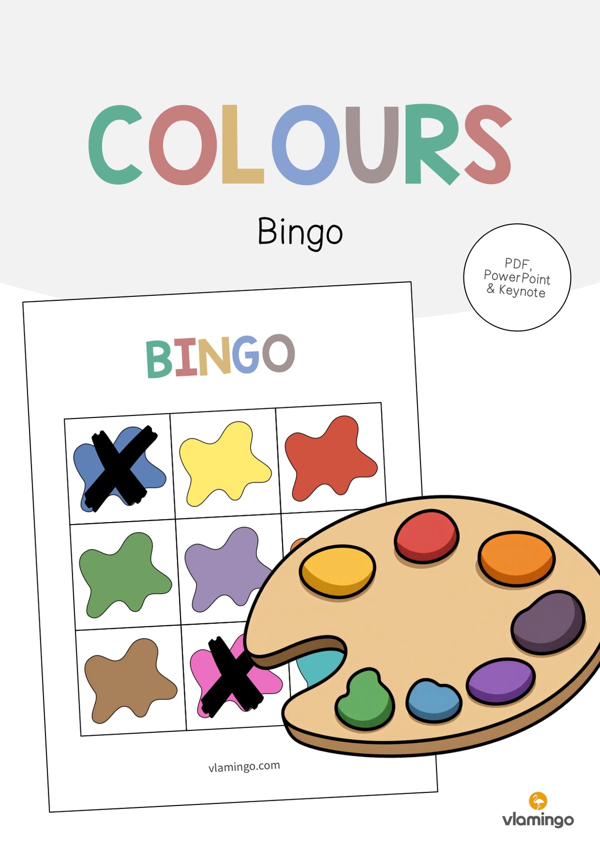 de englisch colours bingo 001