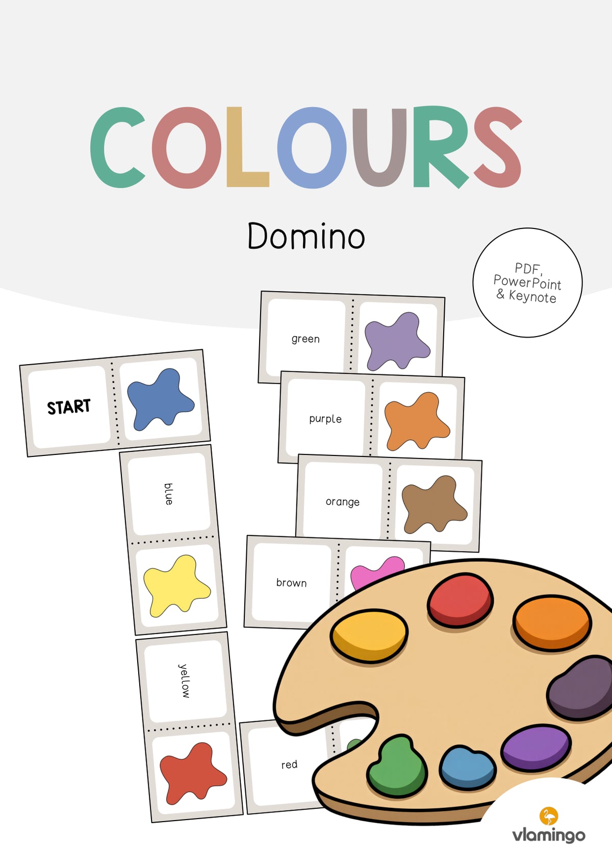 de englisch colours domino 001