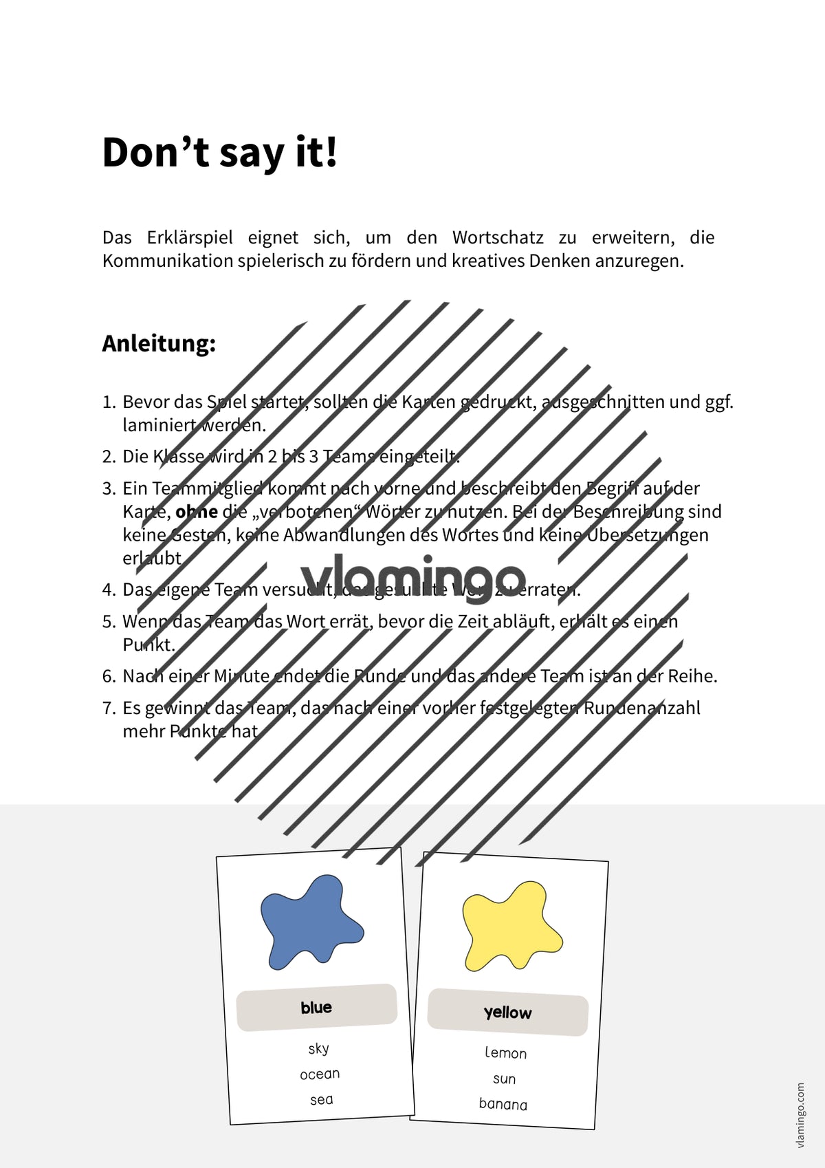 de englisch colours dont say it 002