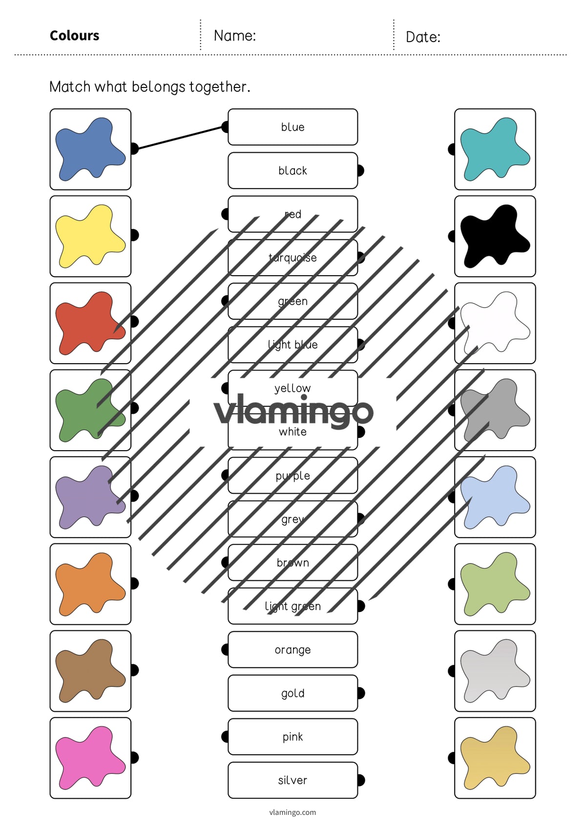 de englisch colours draw the lines 1 003