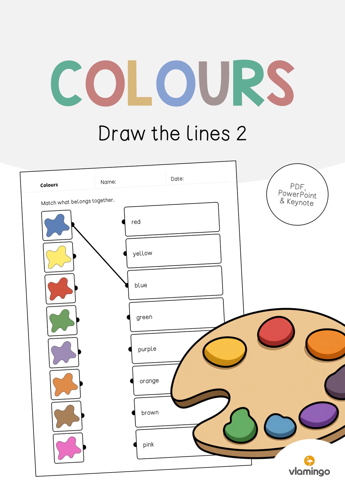 de englisch colours draw the lines 2 001