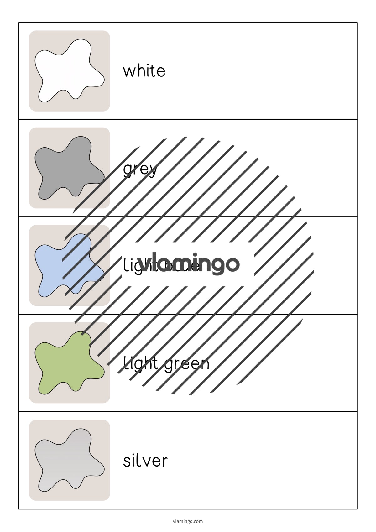 de englisch colours running dictation 005