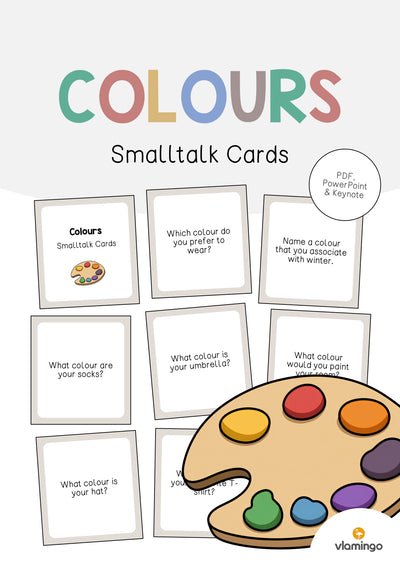 Colours / Farben: Smalltalk Cards (Englisch)