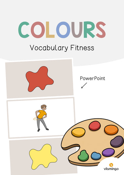 Colours / Farben: Vocabulary Fitness (Englisch)