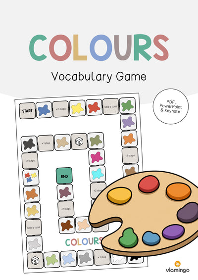 Colours / Farben: Vocabulary Game (Englisch)