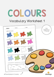 de englisch colours vocabulary worksheet 1 001