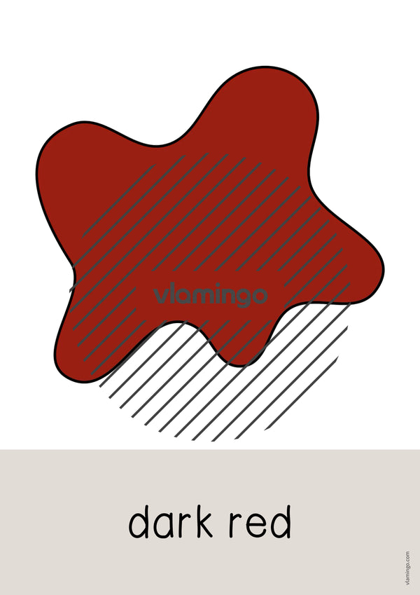 de englisch colours word and picture cards 030