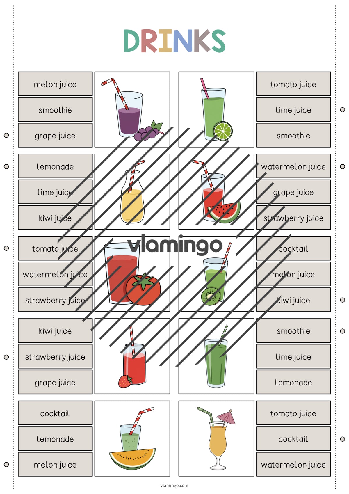 de englisch drinks clip cards 004