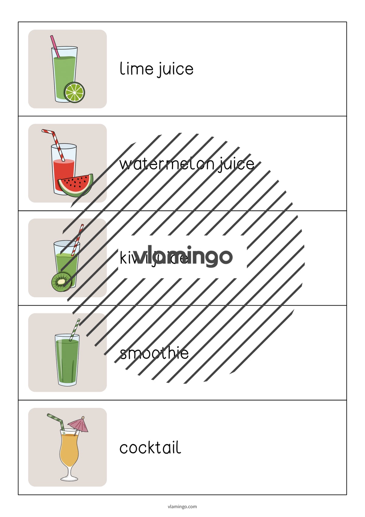de englisch drinks running dictation 006