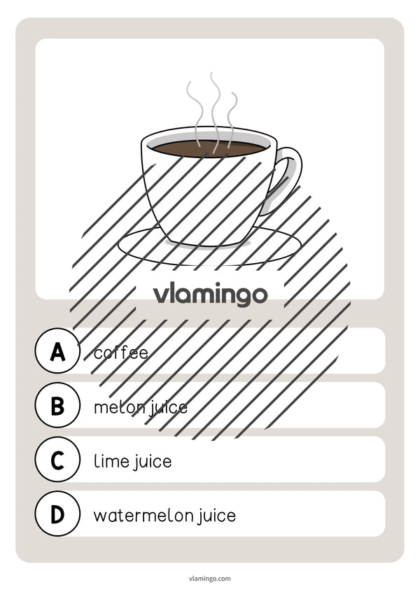 de englisch drinks vocabulary quiz 013