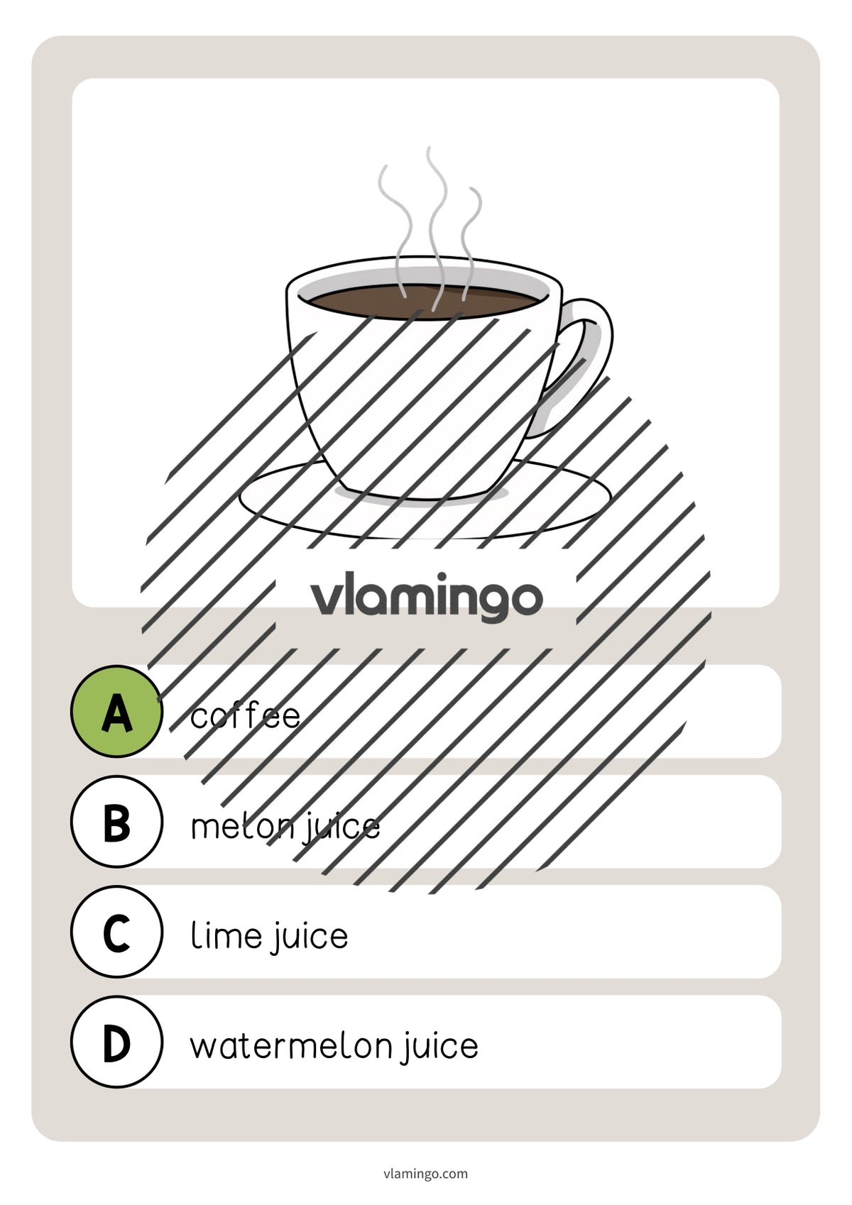 de englisch drinks vocabulary quiz 014