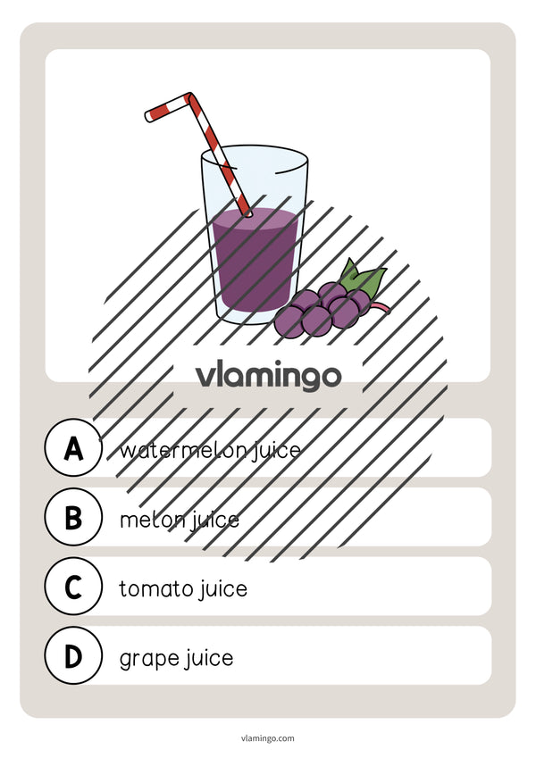 de englisch drinks vocabulary quiz 025