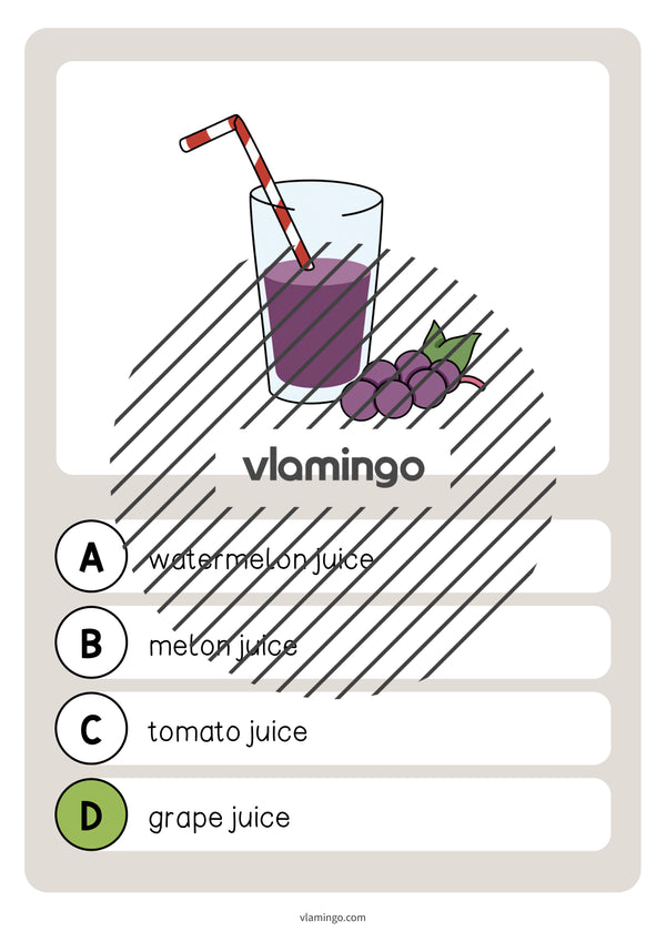 de englisch drinks vocabulary quiz 026