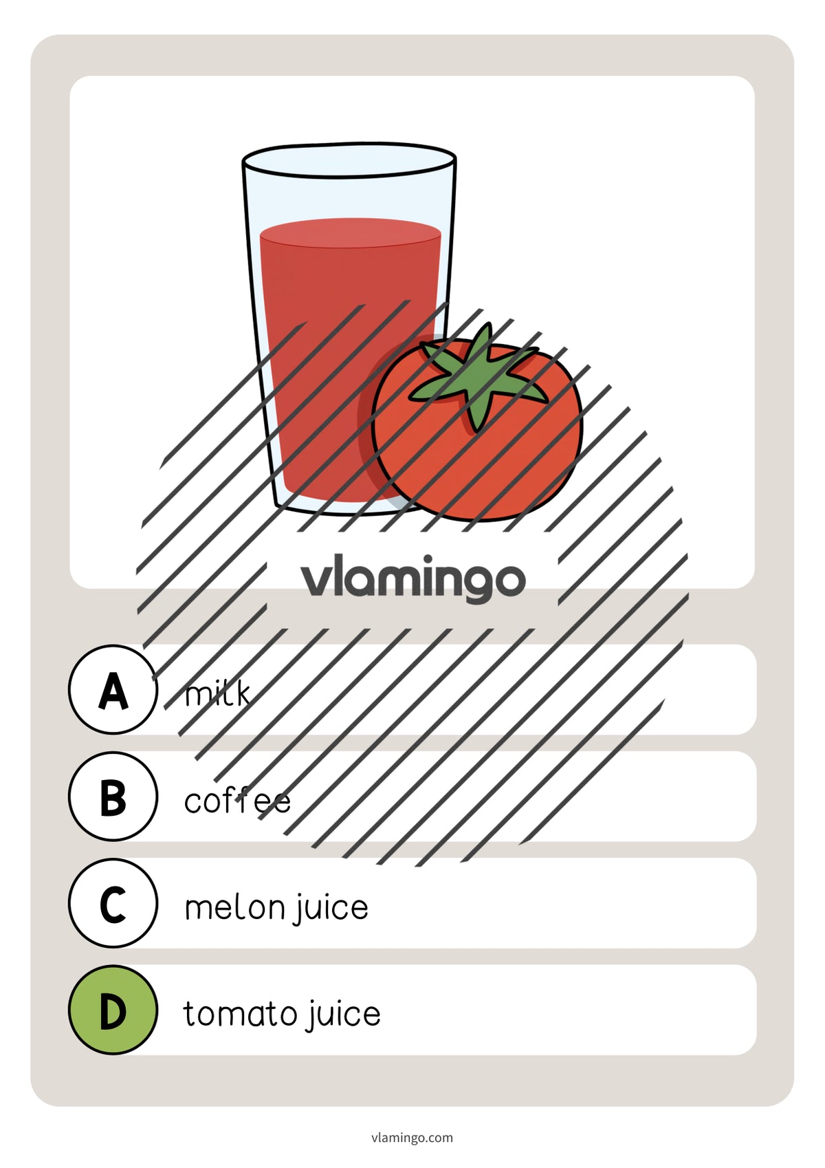 de englisch drinks vocabulary quiz 030