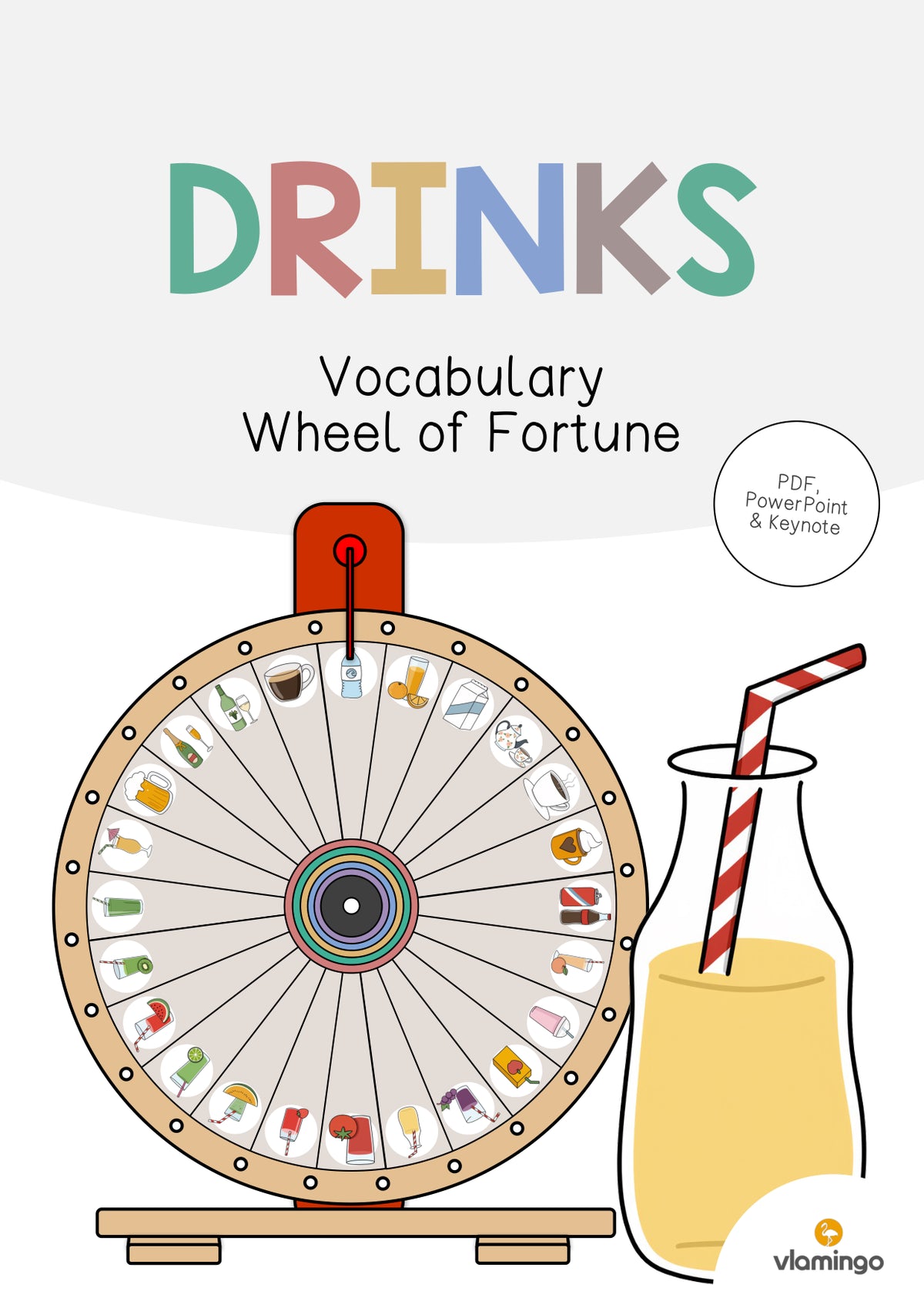 de englisch drinks vocabulary wheel of fortune 001