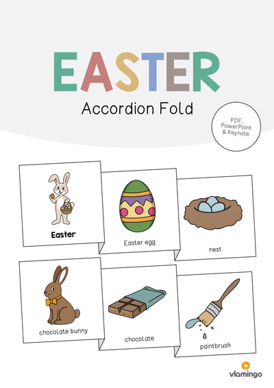 Easter / Ostern: Accordion Fold (Englisch)