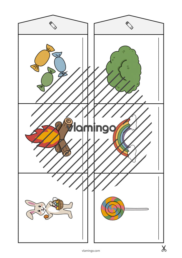 de englisch easter accordion fold 011