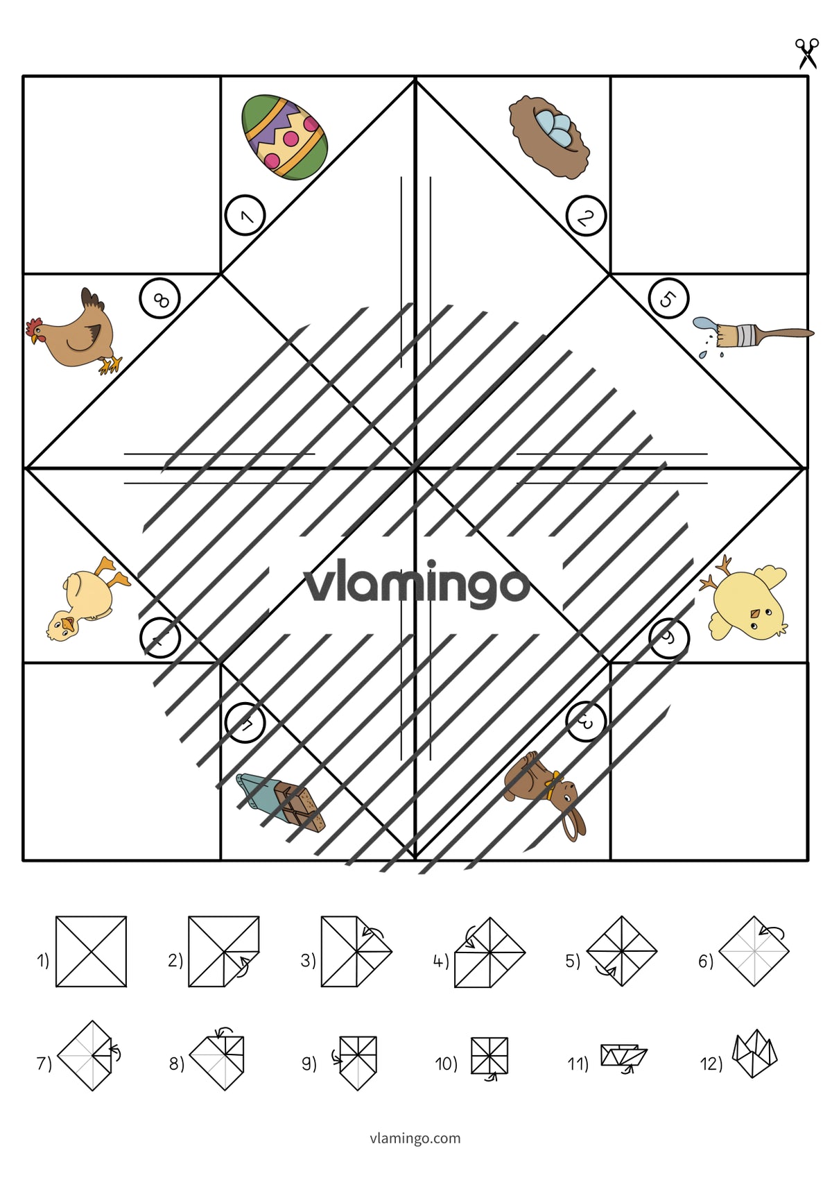 de englisch easter cootie catcher 009