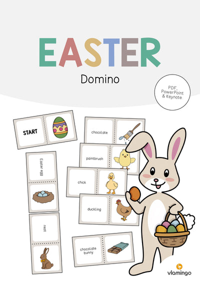 Easter / Ostern: Domino (Englisch)
