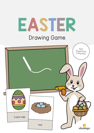 Easter / Ostern: Drawing Game (Englisch)