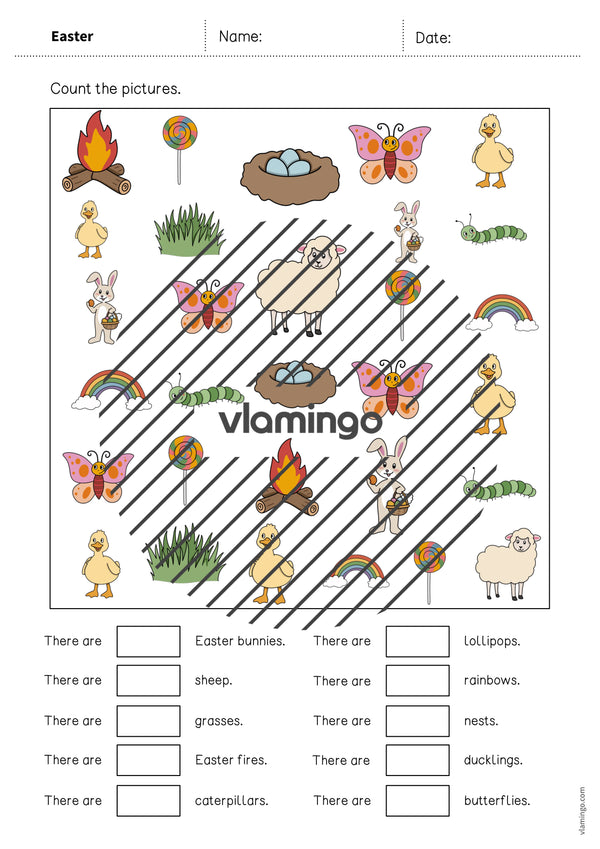 de englisch easter how many worksheet 005