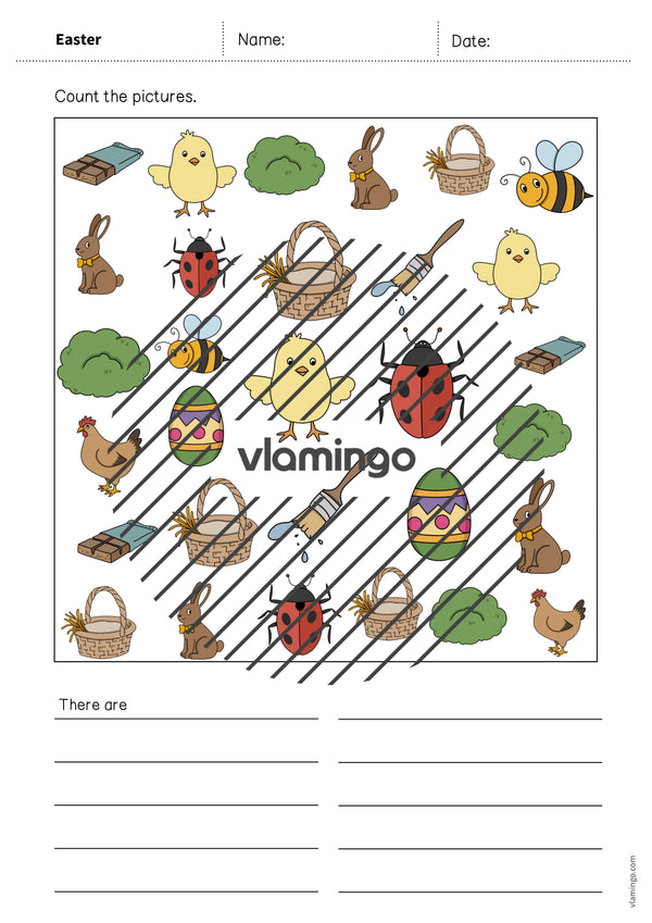 de englisch easter how many worksheet 007