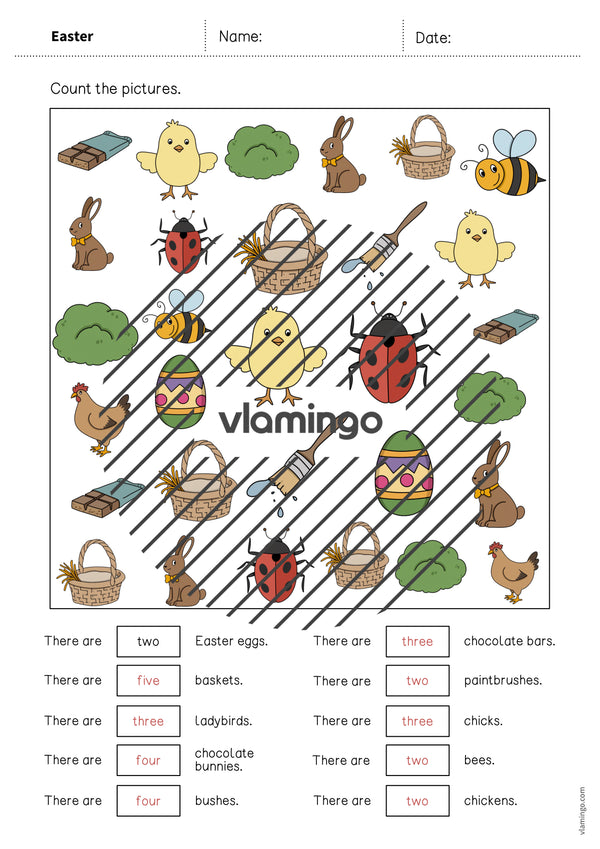 de englisch easter how many worksheet 010