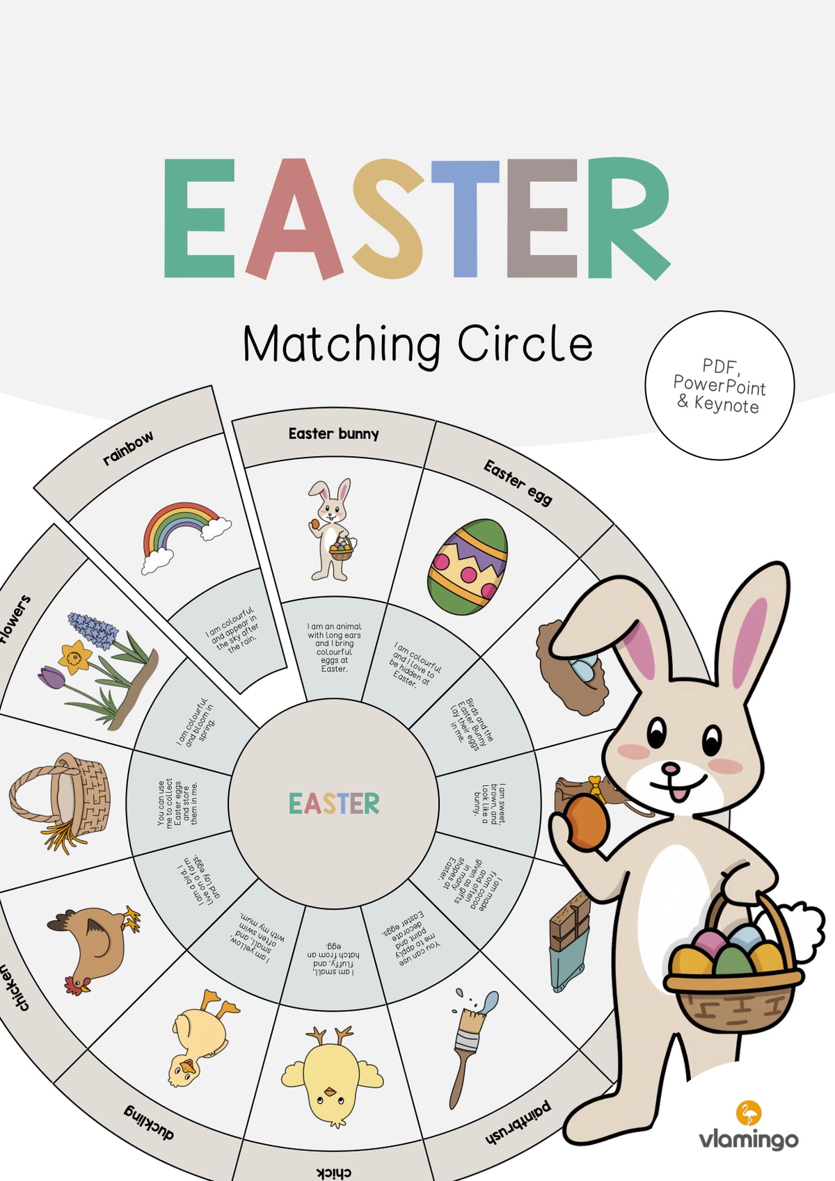 de englisch easter matching circle 001