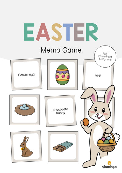 Easter / Ostern: Memo Game (Englisch)