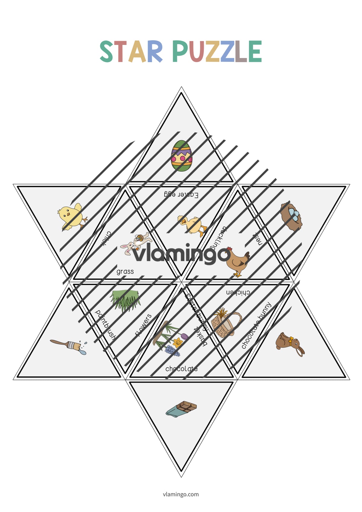 de englisch easter star puzzle 010
