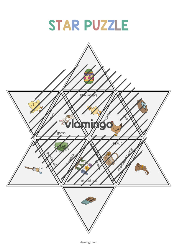de englisch easter star puzzle 010