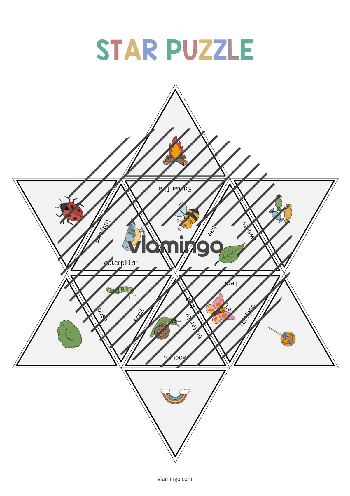 de englisch easter star puzzle 011
