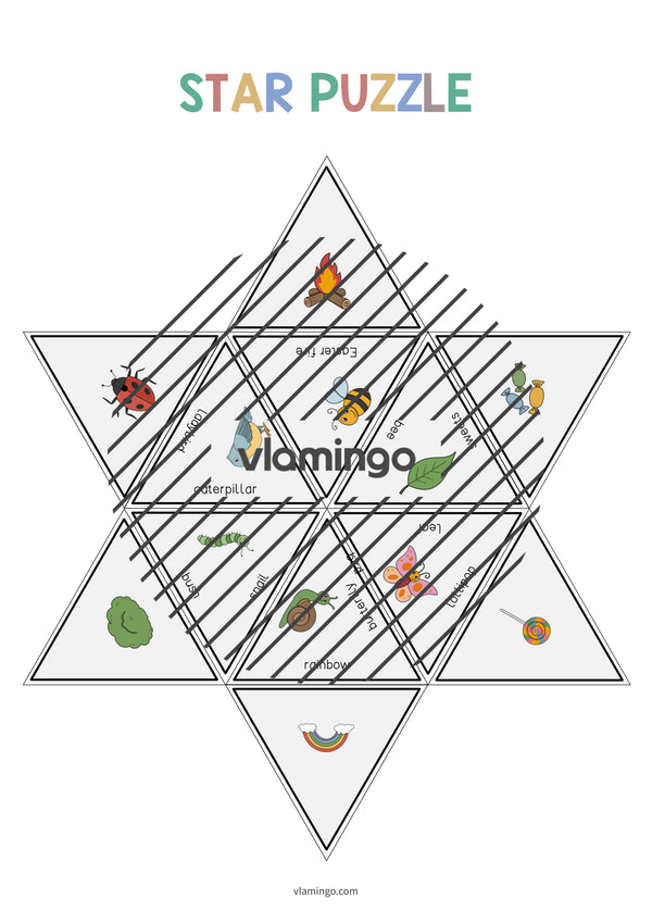 de englisch easter star puzzle 011
