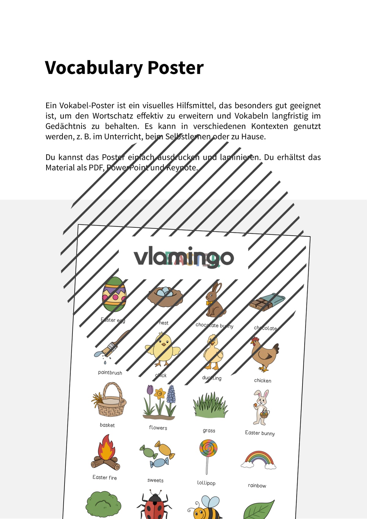de englisch easter vocabulary poster 002