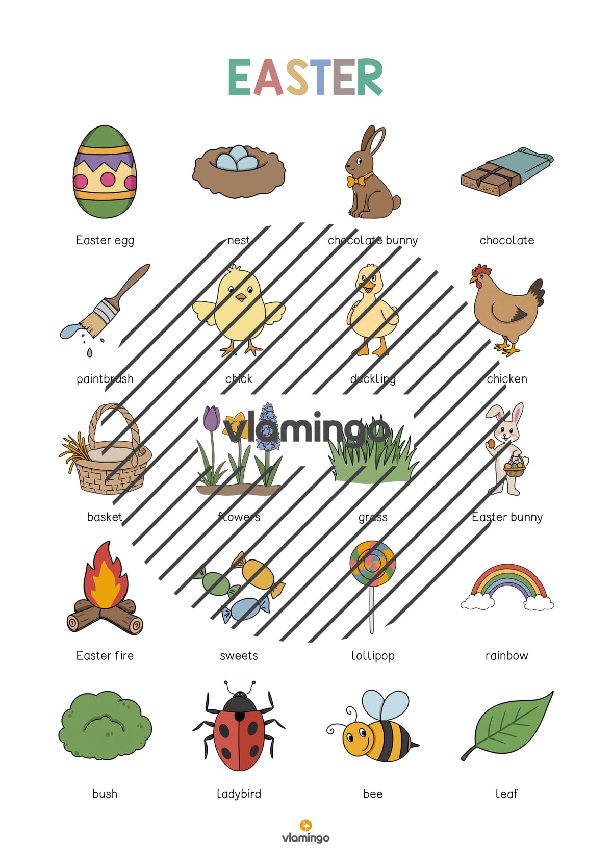 de englisch easter vocabulary poster 003