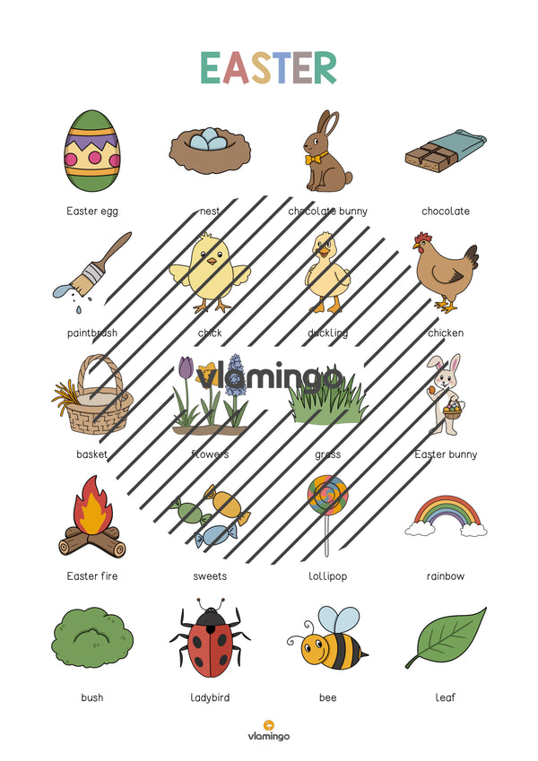 de englisch easter vocabulary poster 003