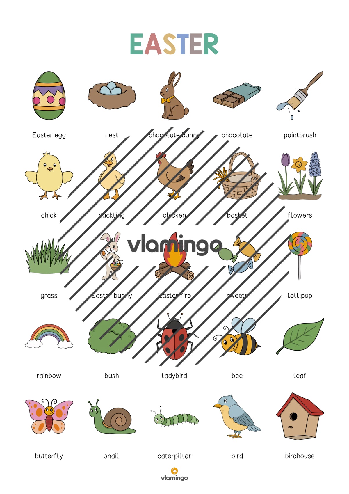 de englisch easter vocabulary poster 004