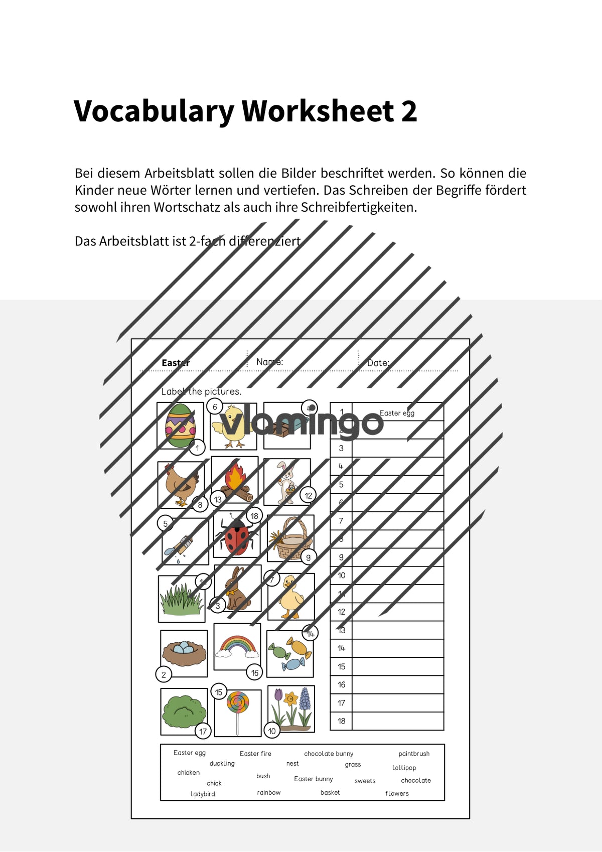 de englisch easter vocabulary worksheet 2 002